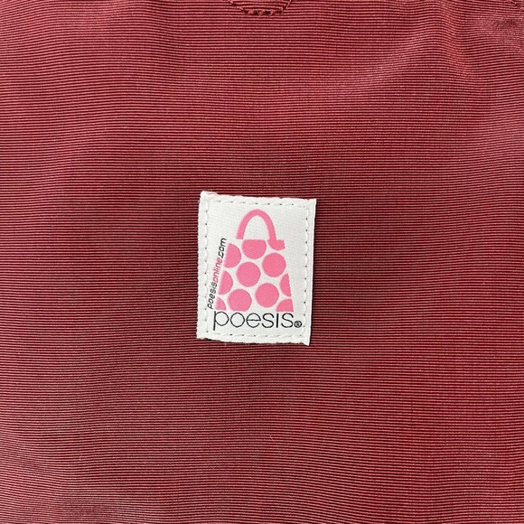 Large Tote Bag Purse Handbag Poesis Retired Barkcloth Style Clutch Accessories - Picture 14 of 16